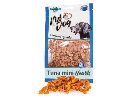 Pochoutka KIDDOG mini srdíčka z tuňáka 70g
