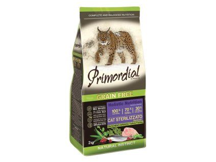 Primordial Cat GF Sterilizzato Turkey&Herring 2kg