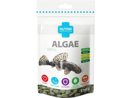 Nutrin Aquarium Algae Lentils Akvarijní ryby 110g