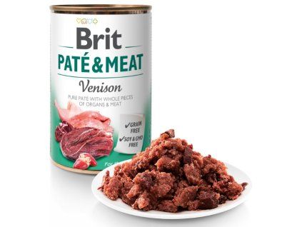 5424 brit pate meat venison 400g