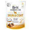 7605 brit care dog functional snack skin coat krill 150g