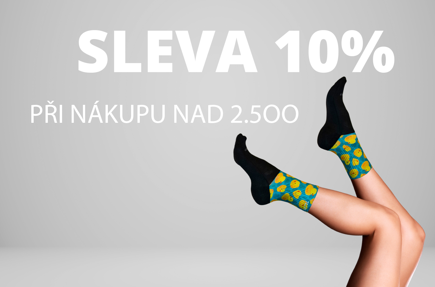 Funkční ponožky Tlapy sleva při nákupu nad 2 tis