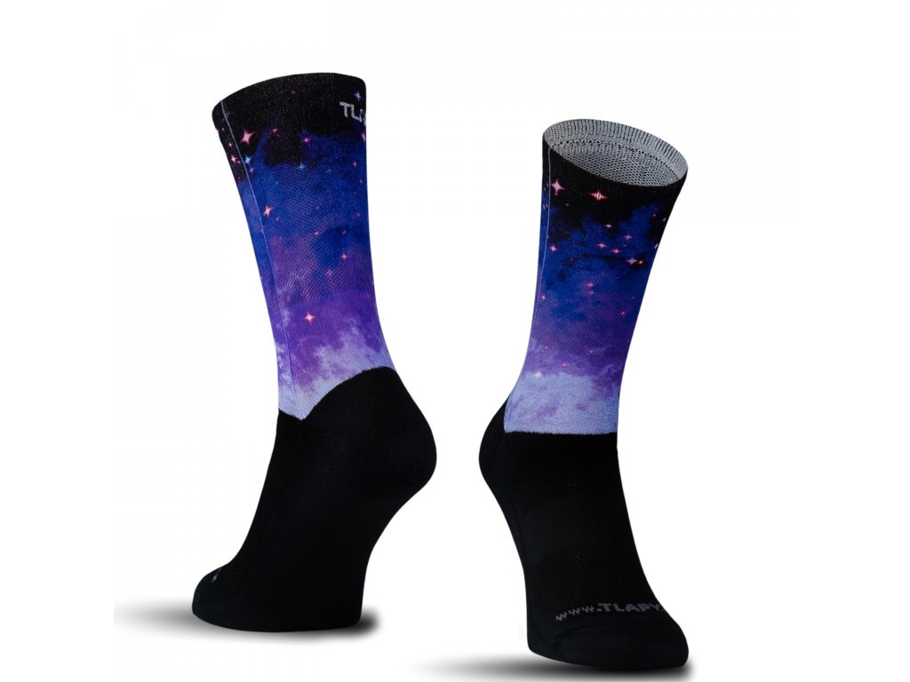 Ponožky, motiv hvězdná mlhovina