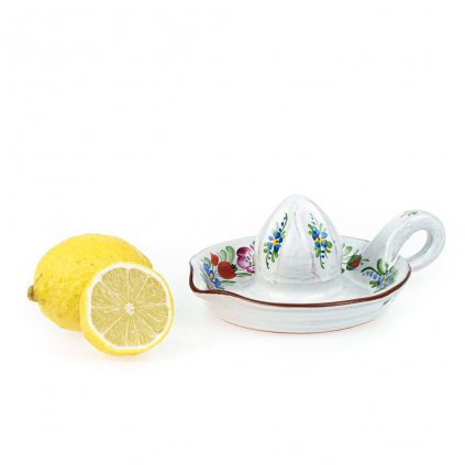 Odšťavňovač na citróny, bílá chodská keramika