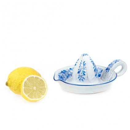 Odšťavňovač na citróny, modrá chodská keramika