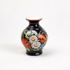 Váza 10cm, černá chodská keramika