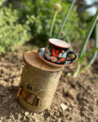 Užij si kafe.☕️ #chodskakeramika #tletocz #tleto #eshop #ceramics #keramika #spalek #hrnicek #podsalek #salek...