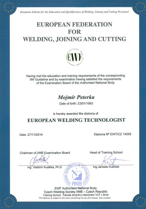 EWT - svařovací technologie