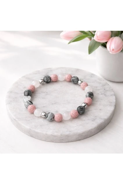 Jaspis s jadeitem a lávou