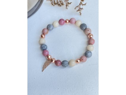 Rhodonit + jaspis + vápenec