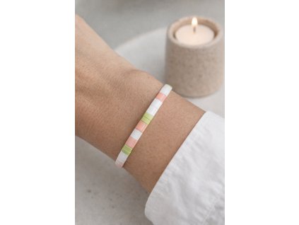 Náramek z plochých korálků 3