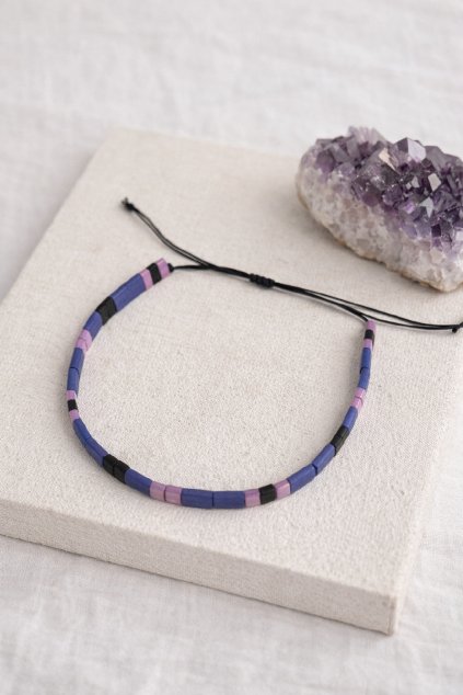 Náramek z plochých korálků 4