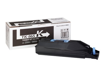 Kyocera toner TK-865K černý na 20 000 A4 (při 5% pokrytí), pro TASKalfa 250ci/300ci