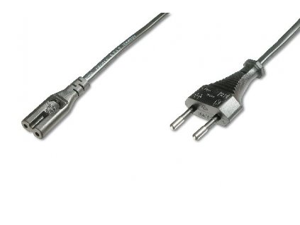 Digitus Napájecí kabel, Euro - C7 M / F, 1,2 m, H03VVH2-F2G 0,75qmm, bl