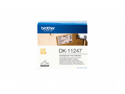 Brother - DK-11247 (papírové velké adresní štítky - 180 ks) 103mm x 164mm