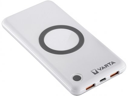 AVACOM Powerbanka VARTA 57913 10000mAh USB-C PD vstup a výstup, bezdrátové nabíjení Qi