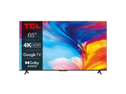 TCL 65P635 TV SMART Google TV LED/165cm/4K UHD/2400 PPI/50Hz/Direct LED/HDR10/DVB-T/T2/C/S/S2/VESA