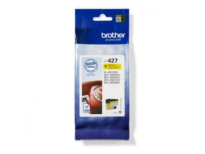 Brother LC-427Y (inkoust yellow, 1500 str., ISO / IEC 24711)