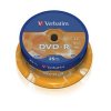 VERBATIM DVD-R AZO 4,7GB- PRINTABLE - 16x, spindle 25 ks - výprodej