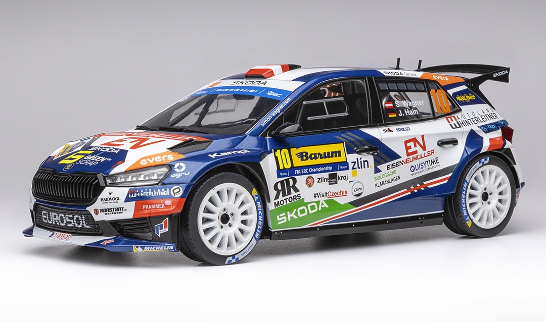 Škoda Fabia Rally2 - Barum Rally 2024 #10 Wagner - Hain 1:18 IXO