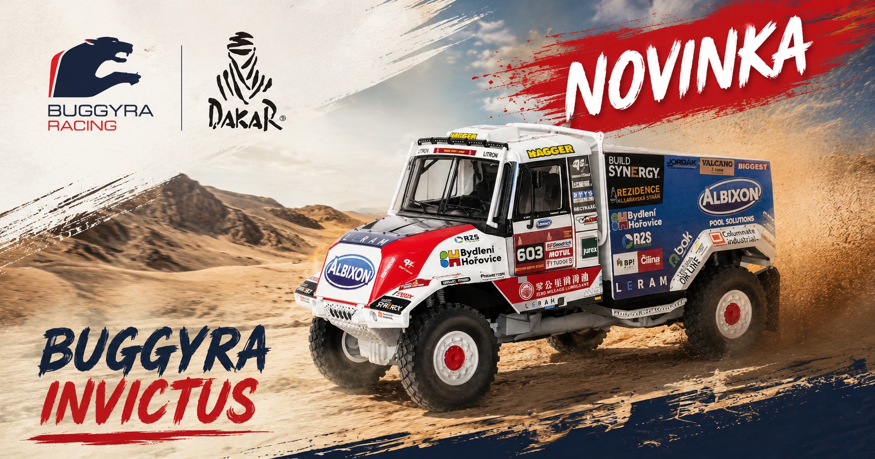 Buggyra Invictus - Dakar 2026 #603 Šoltys - Miksch - Šikola 1:43