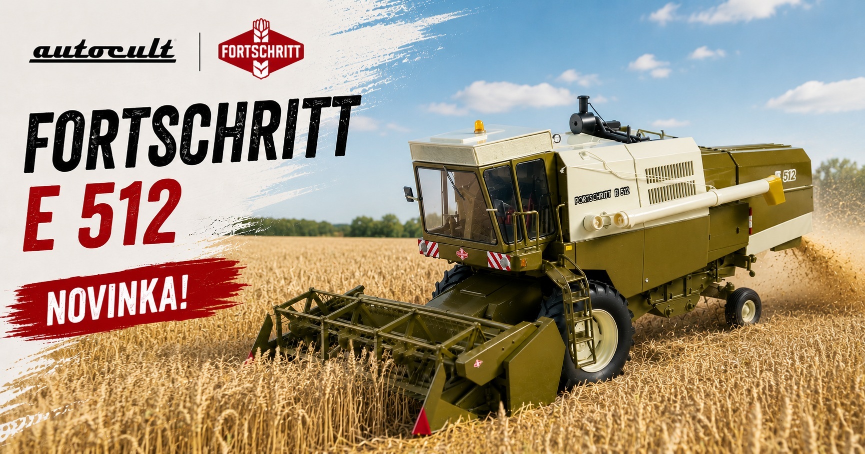 Kombajn Fortschritt E512 1:32 Autocult