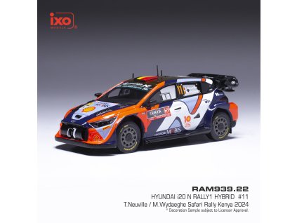 Hyundai i20 N Rally1 - Safari Rally Kenya 2024 #11 Neuville - Wydaeghe 1:43 IXO