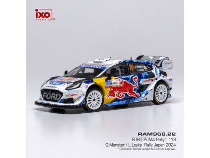 Ford Puma Rally1 - Rally Japan 2024 #13 Munster - Louka 1:43 IXO