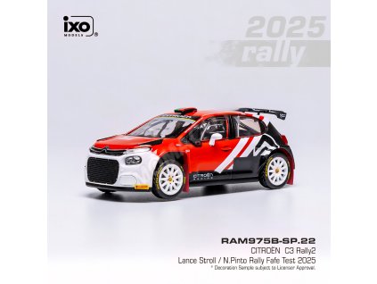 Citroen C3 Rally2 - Rally Fafe Test 2025 Stroll - Pinto 1:43 IXO