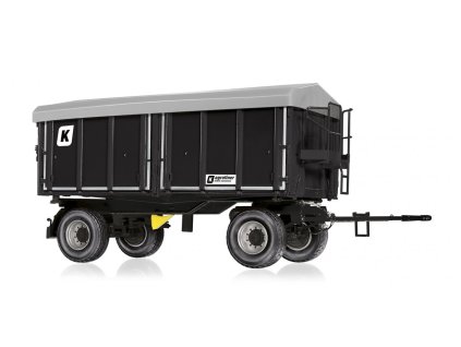 Přívěs Kröger HKD 302 - Černá 1:32 Wiking