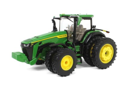 Traktor John Deere 8R 370 s dvojitou montáží pneumatik 1:32 Ertl