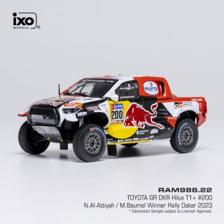 🏁 Toyota GR DKR Hilux Dakar 🏜️🔥 Novinky od IXO jsou skladem! ✔️ měřítko 1:43 ✔️ nově i 1:18 ✔️ detailní zpracování ✔️...