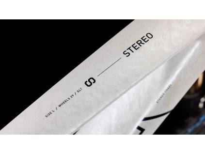 CUBE Stereo ONE22 C:62 SLT 29 whitemarble'n'black 2025 (Veľkosť veľkosť M)