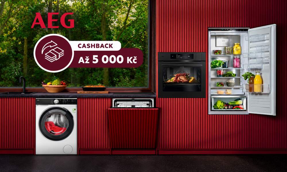 AEG Cashback: Kupte si spotřebiče AEG a získejte peníze zpět!