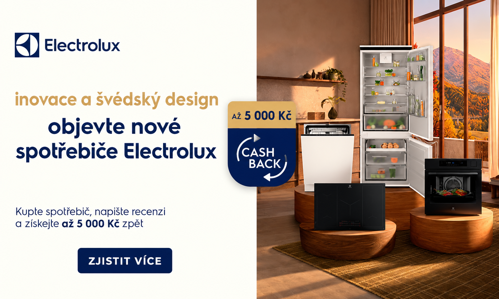 Electrolux Cashback: Získejte peníze zpět