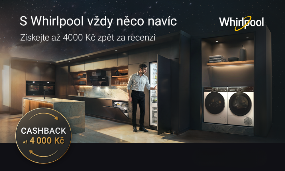 Whirlpool CASHBACK až 4 000 Kč