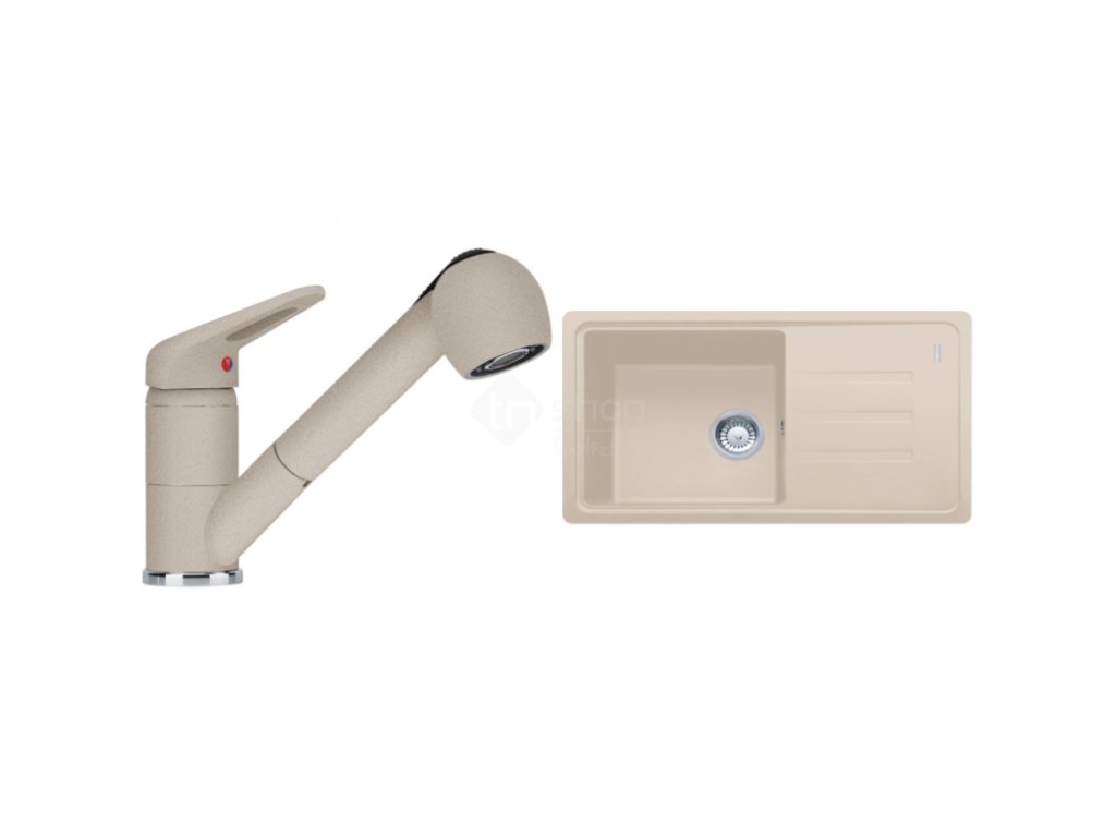 Set Franke (dřez BSG 611-78/39 Sahara + baterie FC 9547.082 Sahara)