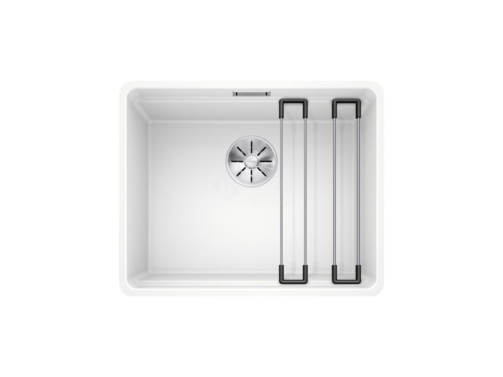 Blanco ETAGON 500 F InFino Silgranit bílá bez excentru s pojezdy  + 5 % sleva v košíku s kódem SLEVA5