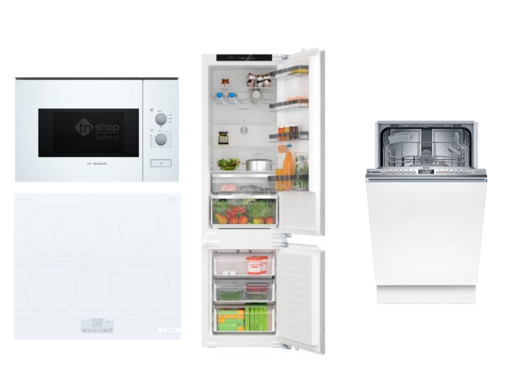 Set Bosch PIF612BB1E + SPV4EKX24E + BFL520MW0 + KIN96VFD0
