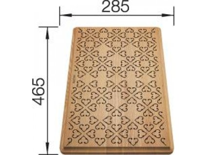 Blanco Krájecí deska dřevěná FARON XL 6 S s ornamenty