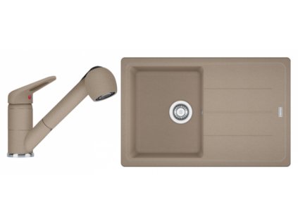 Set Franke (dřez BFG 611-78 Kašmír + baterie FC 9547.424 Kašmír)