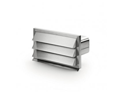 Naber E-Jal flow 150 X - venkovní mřížka se zpětnou klapkou nerez