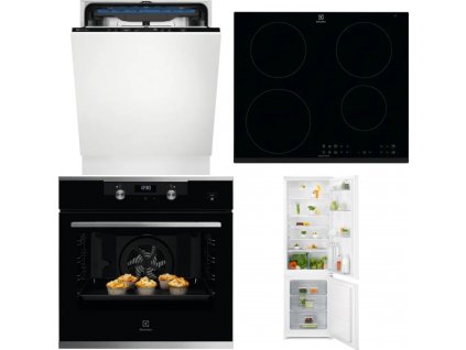 Set Electrolux LNS5LE18S + Electrolux KODEH70X + Electrolux  EES48200L+ Electrolux  LIR60433B