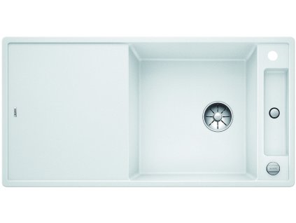 Blanco AXIA III XL 6 S-F InFino Silgranit bílá sklen.kráj.deska oboustr.prov. s exc.  + 5 % sleva v košíku s kódem SLEVA5