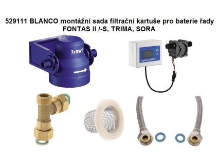 Blanco Instalační sada pro montáž filtrace k bateriím na filtrovanou vodu FONTAS II/-S,TRIMA