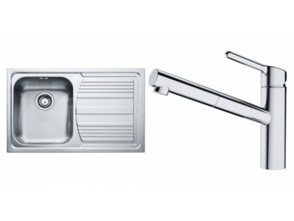 Set Franke (dřez LLX 611/2+ baterie FC 3054.031 ORBIT Chrom)