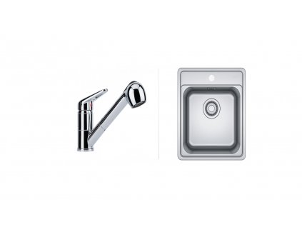 Set Franke BCX 610-42+ baterie FC9547.031 Chrom