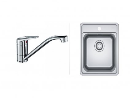 Set Franke N90 BCX 610-51+ baterie FB250.031 Chrom  + 5 % sleva v košíku s kódem SLEVA5