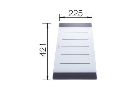 Blanco Krájecí deska skleněná pro AXIA II 417x225