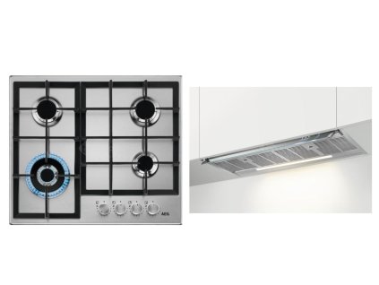 Set AEG HGB64420SM + GDE689HM